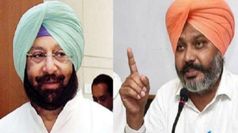 Capt Amarinder Singh and Harpal Cheema