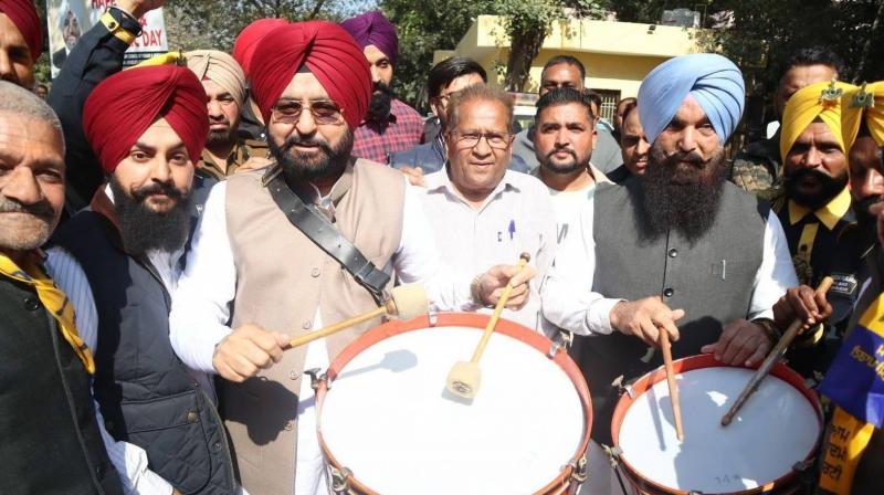 AAP Launches Statewide Protests Against ‘Anti-Dalit Congress' over Partap Singh Bajwa Casteist Remarks Against Harbhajan Singh ETO Insult Entire Dalit Community File Photo.