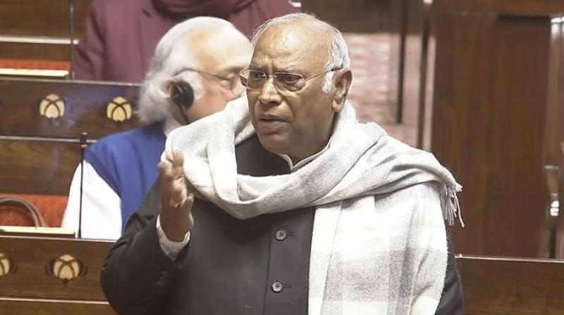 Kharge raises concern over Rahul Gandhi not being allowed to speak in Lok Sabha