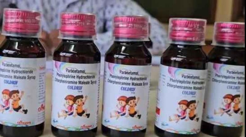 Death of 14 children: Madhya Pradesh bans Coldrif cough syrup sale; toxic chemical found in samples (Representative image; Courtesy: Reuters))