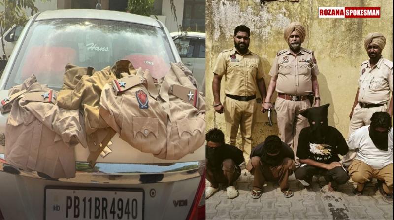 Real Police Catches Fake Police: Four Arrested, Two Still at Large; Uniforms Recovered in Punjab