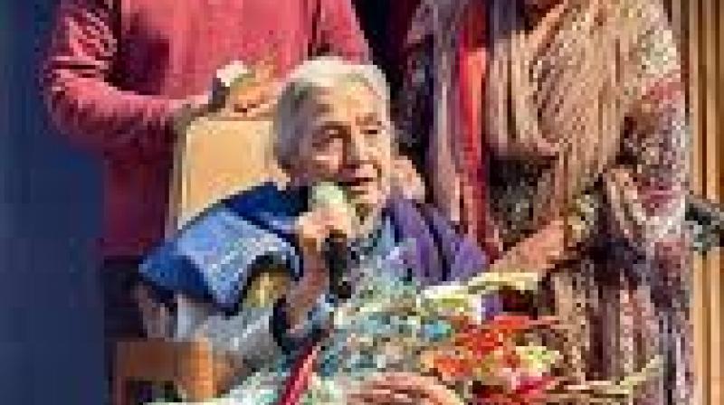 Over a career lasting more than 60 years, she has delivered iconic performances in stage productions such as Kanak Di Balli, Loha Kut, and Diva Bale Saari Raat. File Photo.