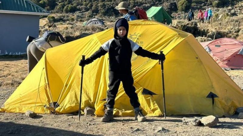 Punjab's 5-yr-old Teghbir Singh Becomes Youngest Asian to Conquer Mount Kilimanjaro