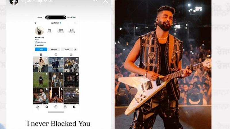 AP Dhillon Takes Jab at Diljit Dosanjh During Chandigarh Concert; Diljit Responds with Poise