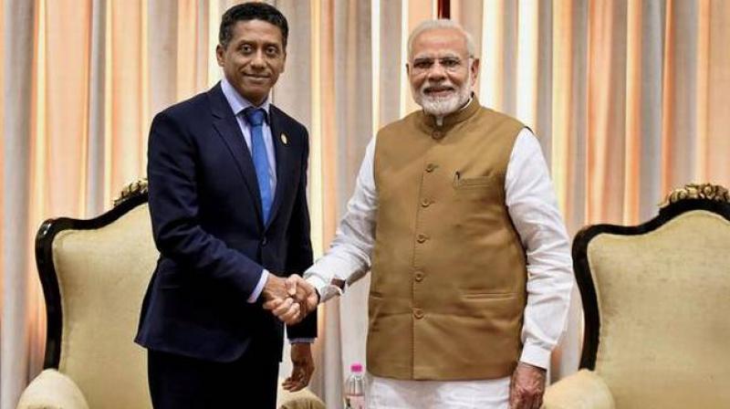 Modi holds talks with Seychelles president