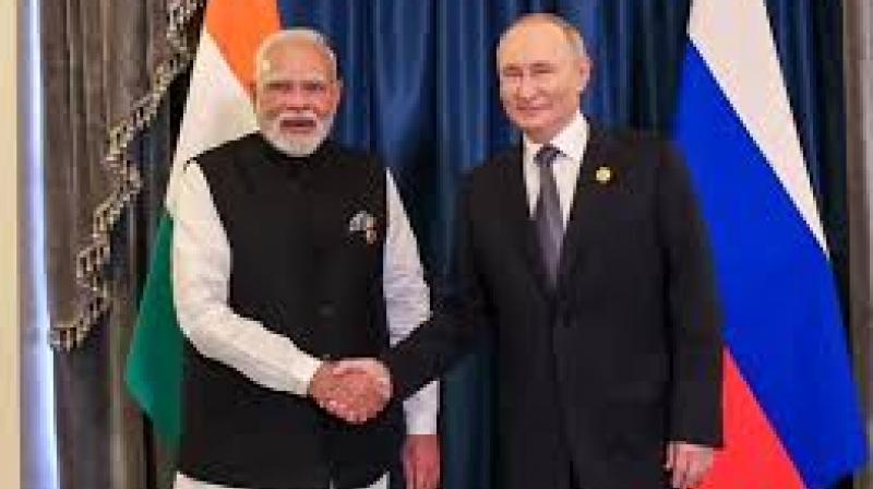 He said this will help ensure that trade and investment between India and Russia remains diversified, balanced and sustainable.   File Photo.