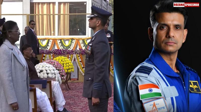 President  Murmu confers Ashoka Chakra to Group Captain Shubhanshu Shukla