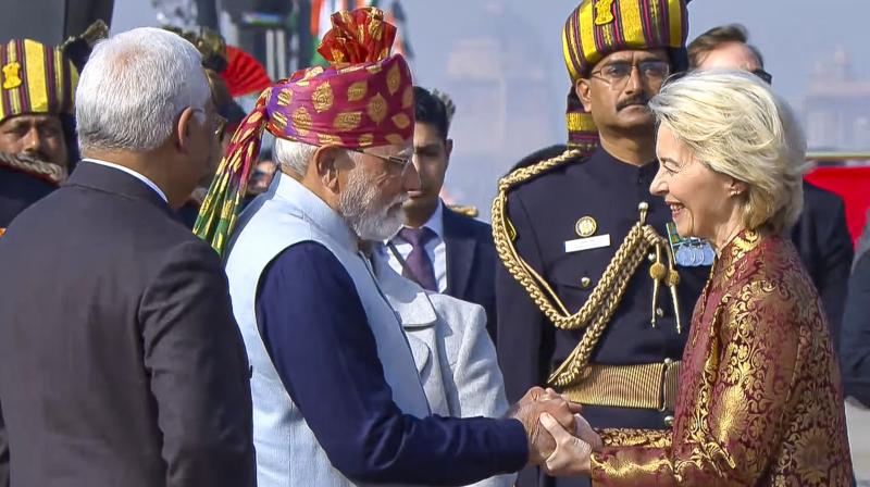 Display of EU Flags at India's Republic Day a Symbol of Deepening Security Ties: Ursula