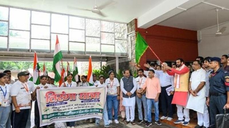 Haryana CM Nayab Singh Saini Flags Off Tiranga Yatra From Chandigarh To Kashmir, Ahead Of 15 August 