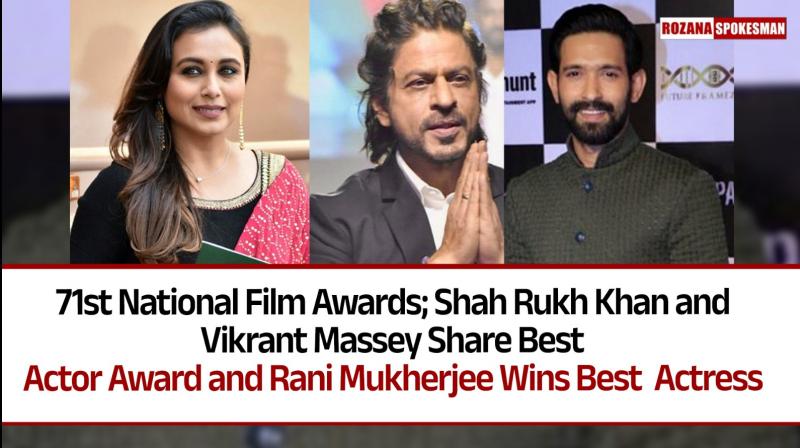 71 National Film Awards; 12th Fail Wins Best Film, Vikrant Massey, Shah Rukh Khan Share Best Actor