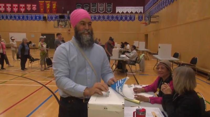 Canada's Federal Election: Advance Polling Begins, Jagmeet Singh Casts Early Vote