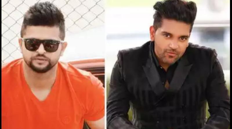 Suresh Raina and Guru Randhawa
