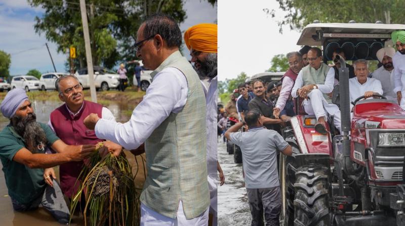 Minister Shivraj Chouhan Punjab Visit: “Pain & loss cannot be estimated without going to the fields”