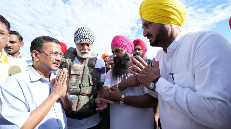 Punjab News: Arvind Kejriwal Visits Sultanpur Lodhi; CM Mann Sick and on Drip