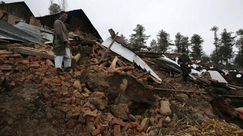 3 injured in landslide in J-K