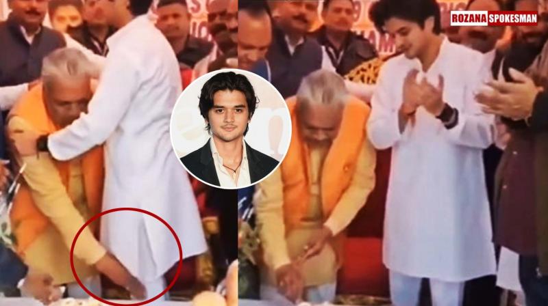 BJP MLA Touches Feet of Jyotiraditya Scindia's Son; Video Sparks Debate