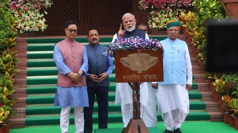 World witnessed strength of India's military power," says PM Narendra Modi ahead of Monsoon Session