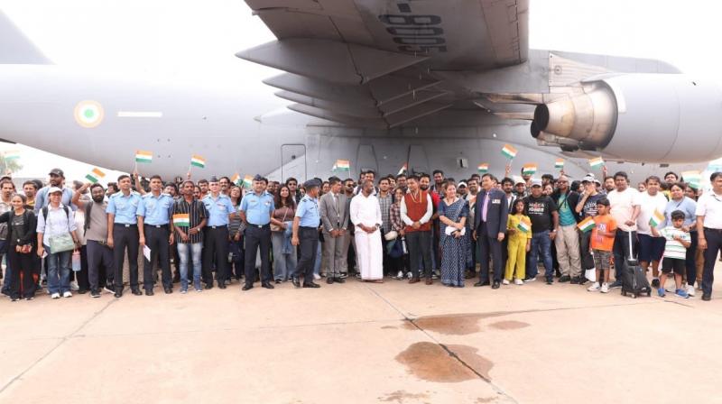594 Indians Evacuated Under ‘Operation Sindhu’; Third IAF Flight Lands in Delhi from Egypt