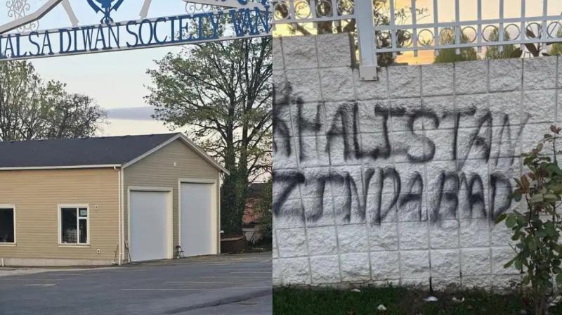 Gurdwara in Vancouver Vandalised with Pro-Khalistan Graffiti, Sikh Leaders Condemn Act