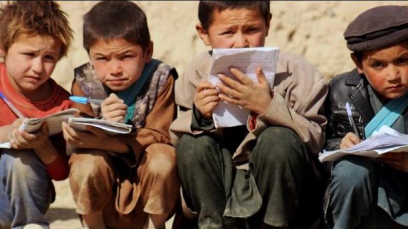  Nearly half of Afghan children out of school