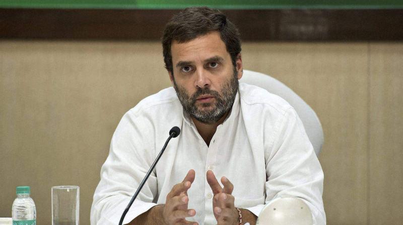 Congress President Rahul Gandhi