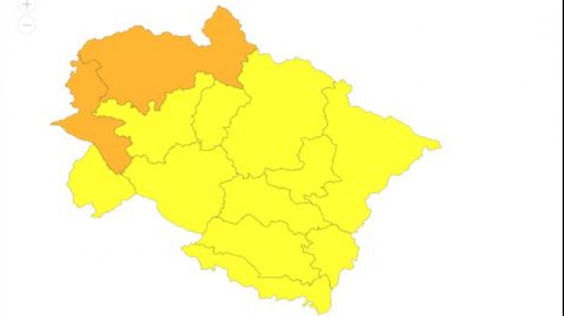 Uttarakhand Weather UpdaUttarakhand Weather Today: Orange Alert Issued, Heavy Rainfall Predictedtes Today, Now Cast Today Latest News