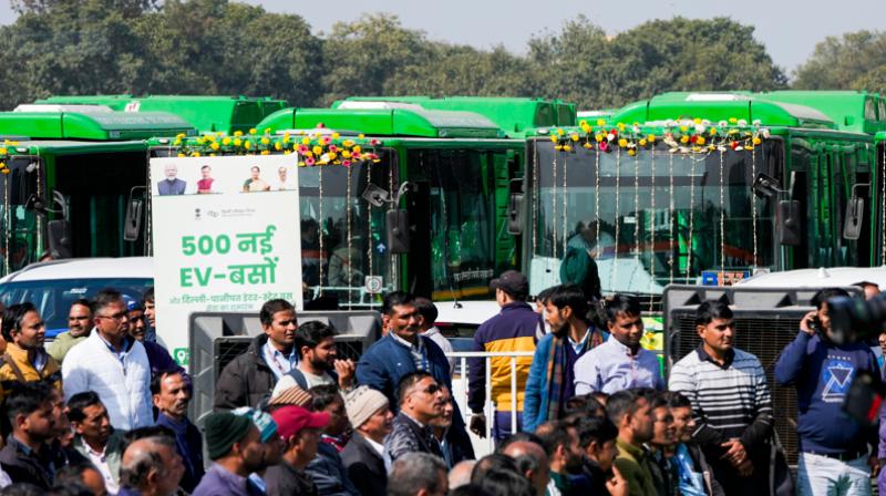 Delhi govt introduces 500 EV buses as CM Rekha Gupta-led BJP govt completes one year in office