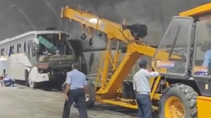 Bus Carrying Amarnath Pilgrims Meets with Accident on Jammu-Srinagar Highway