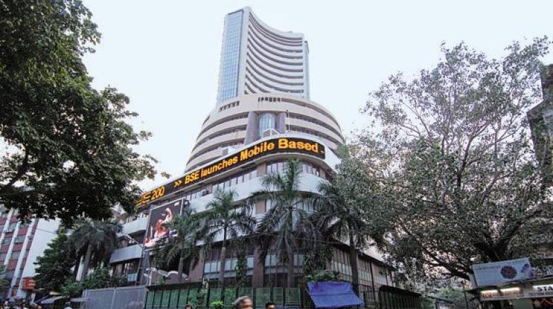 Sensex edges up 66 points
