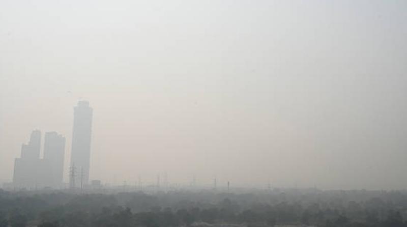 Neighbouring NCR cities also choked: “Ghaziabad recorded an AQI of 431, Noida touched 400, and Greater Noida logged 377. File Photo.