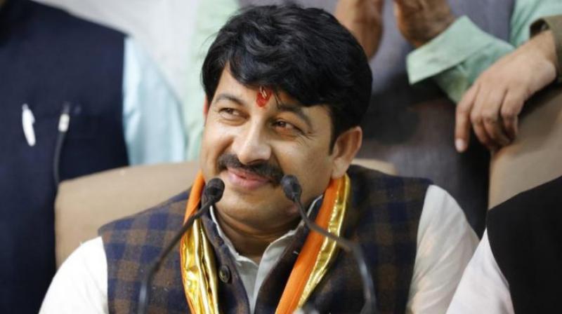 Delhi BJP president Manoj Tiwari