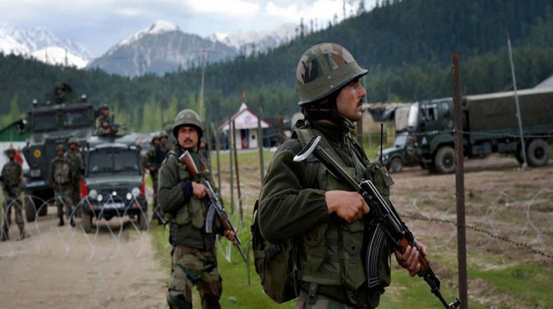 Three militants believed to be trapped in encounter