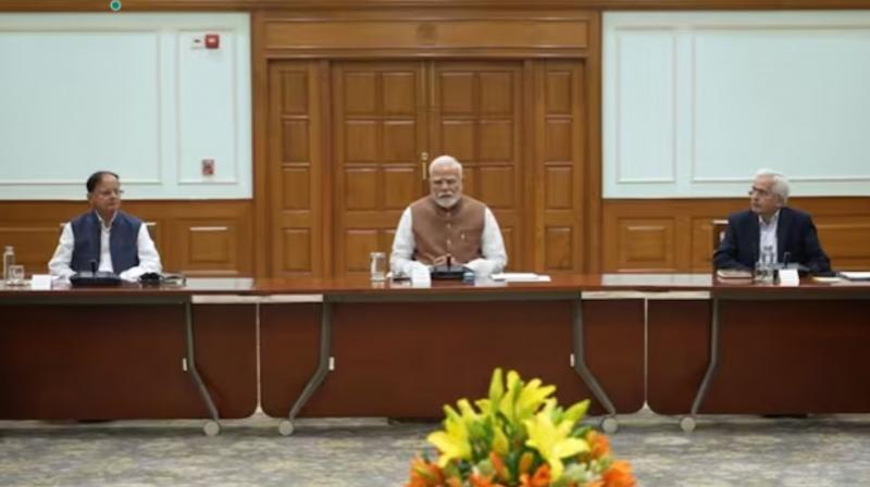 PM Modi Chairs High-Level Meeting with Secretaries of Government of India