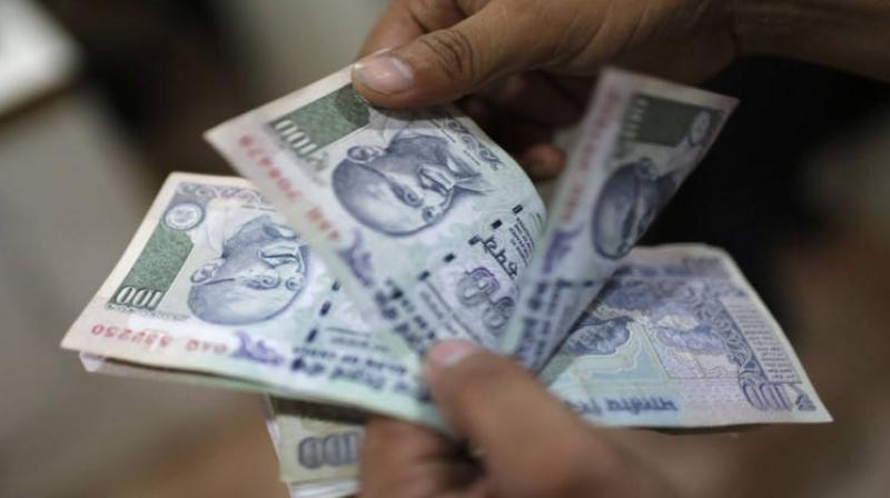 Rupee slipped 12 paise