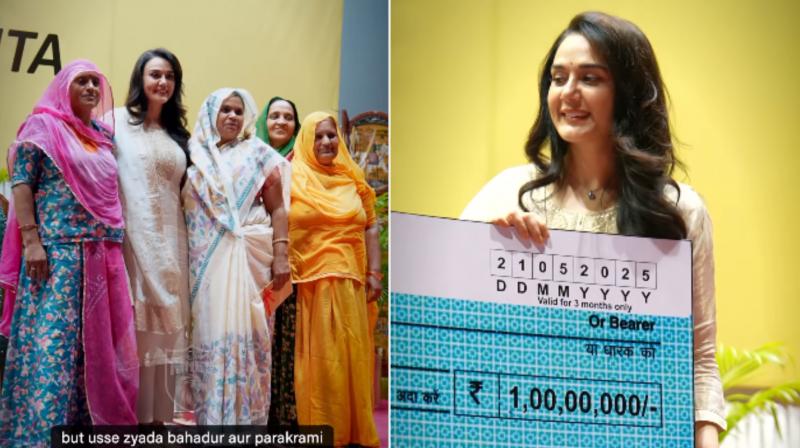 Preity Zinta Contributes Rs 1.10 Crore to Army Wives Welfare Association to Support Families 