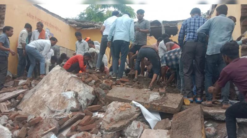 Rajasthan School Building Collapse: 7 Children Dead in Jhalawar