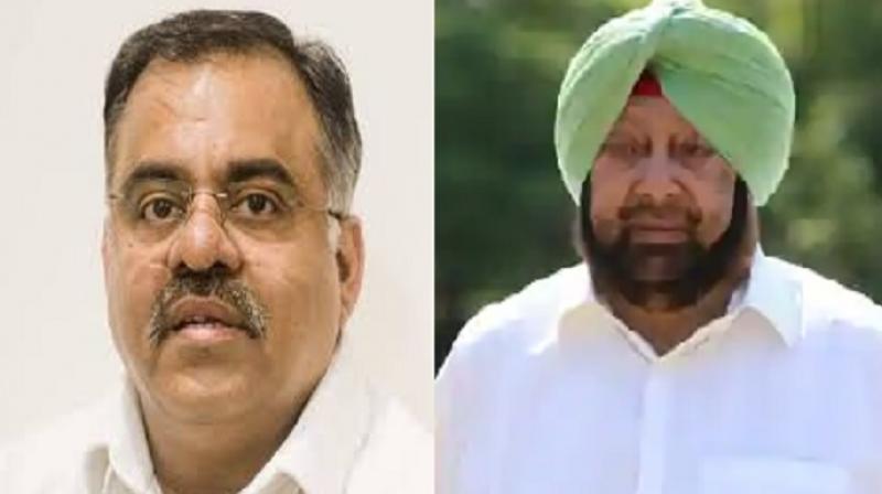 Tarun Chugh and Captain Amarinder Singh