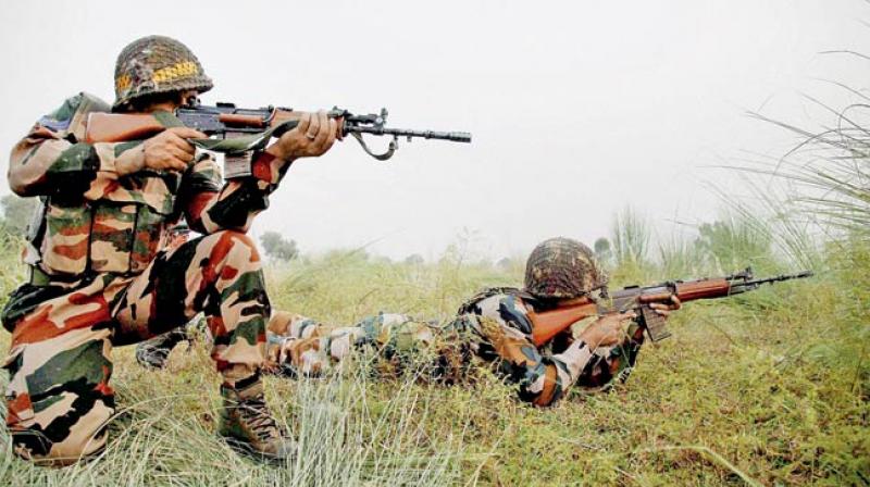2 unidentified militants were killed in an encounter 