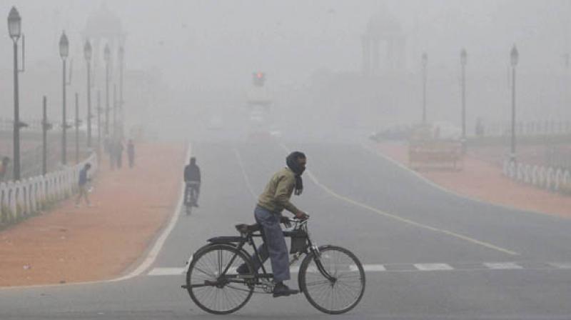 Delhiites woke up to a cold morning