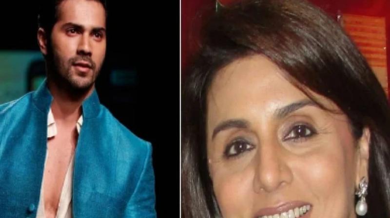 Varun Dhawan and Neetu Kapoor
