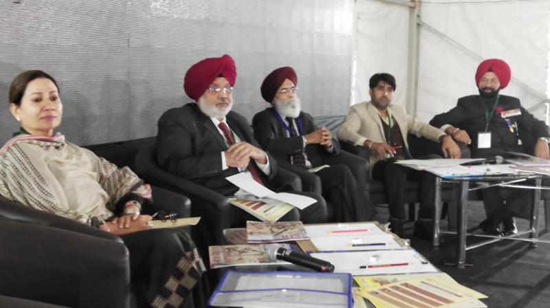 Eminent writers during the Punjabi Poetry, Literature and folk forms fostered by the First World War during the Military Literature Festival