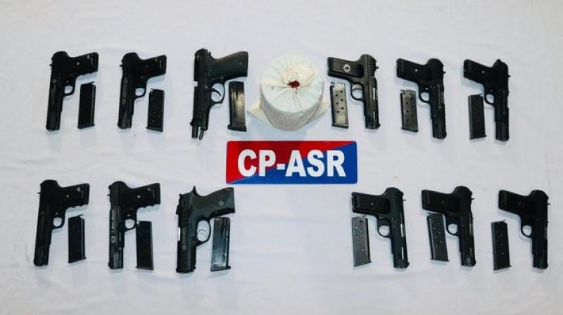 Amritsar Police Dismantle Cross-Border Arms & Narcotics Smuggling Network; Five Arrested