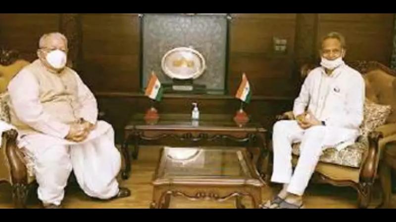 Ashok Gehlot and Kalraj Mishra