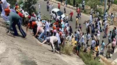 Police Action on Protesting Farmers in Kurukshetra