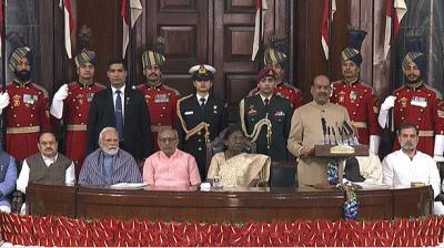 Ruling, Opposition attend program on 75th Constitution Day; pay homage to Dr Rajendra Prasad, Dr BR Ambedkar