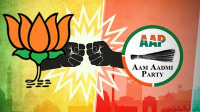 AAP Attacks BJP over candle March