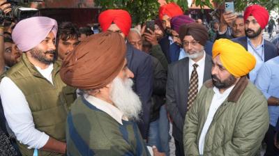 CM Bhagwant Mann at Hoshiarpur Tehsil Complex