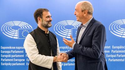 Rahul Gandhi in Brussels