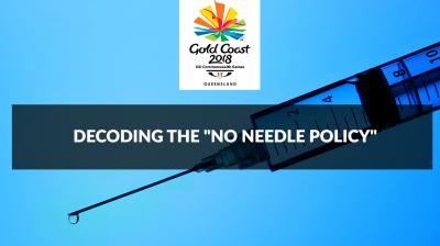 No needle policy declared by Athletics Federation 