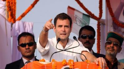 Congress president Rahul Gandhi